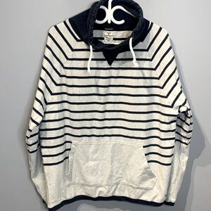 Esprit Navy And Cream Striped Sweater